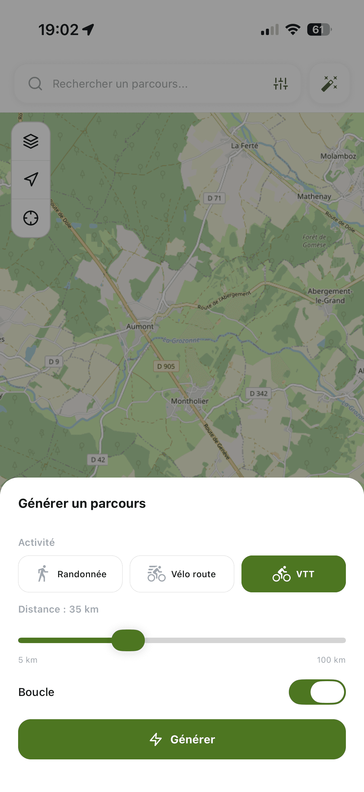 Generate a route