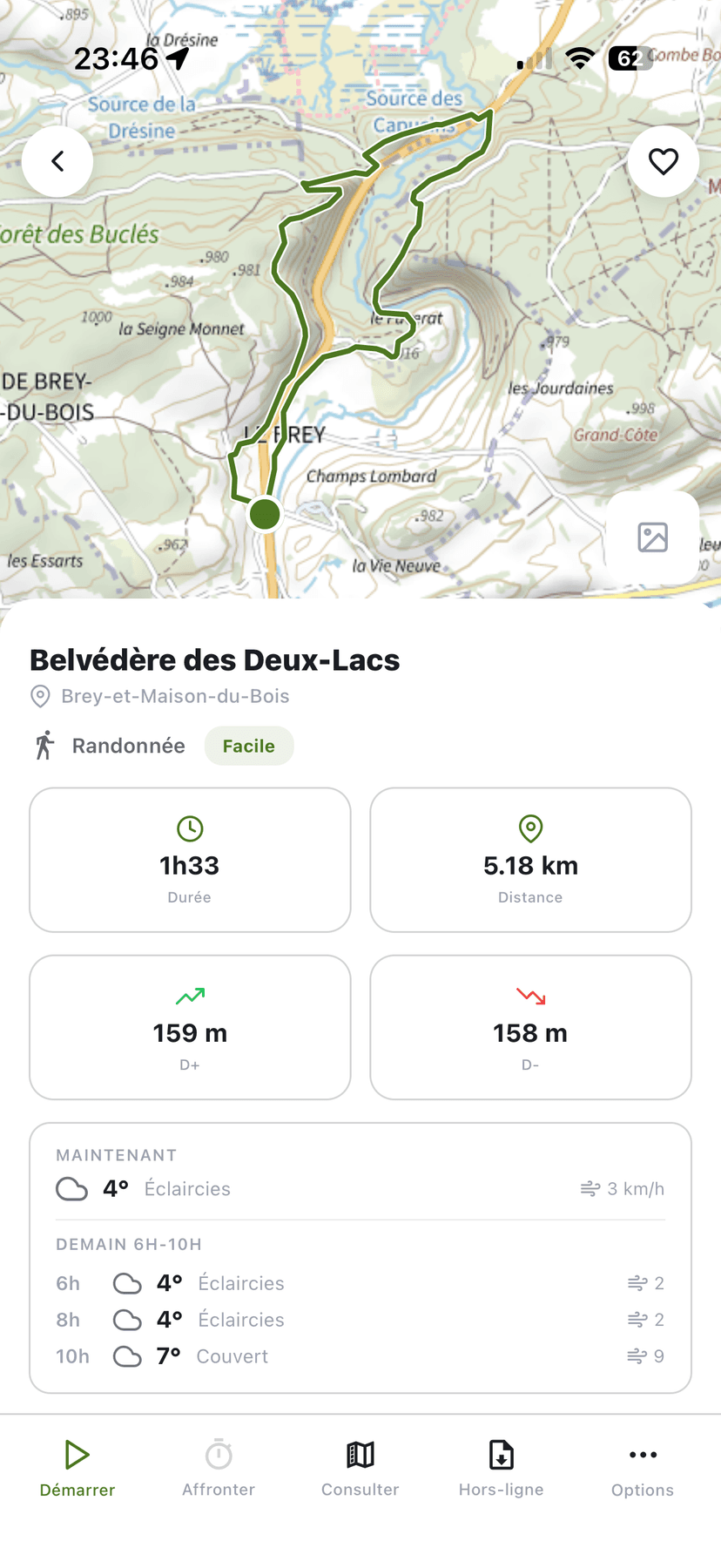 Full route page