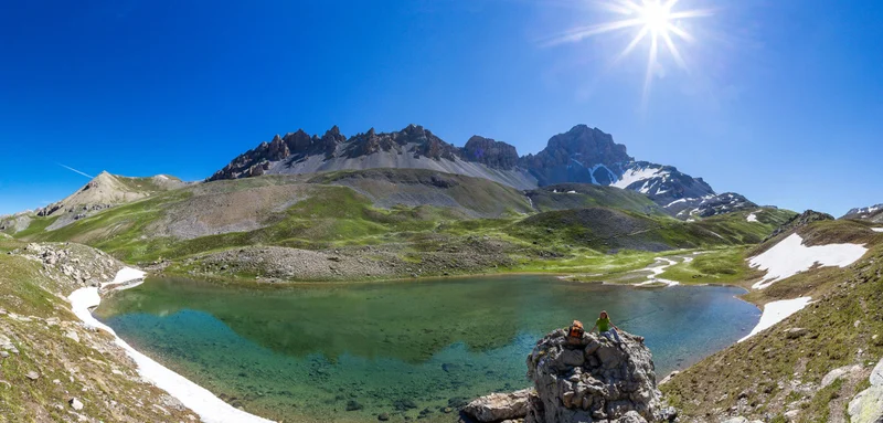 Randonnée Lac de l'Oronaye et col de Roburent · Val-d'Oronaye