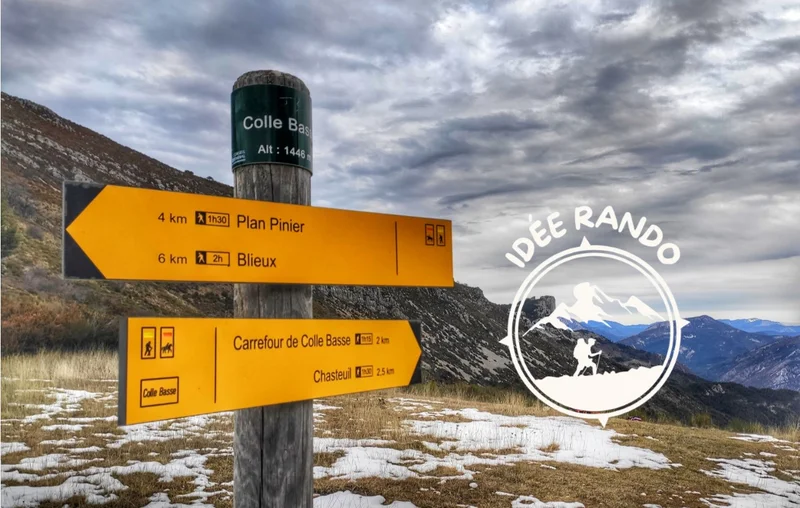 Randonnée Colle Basse (1 446 m) · Blieux