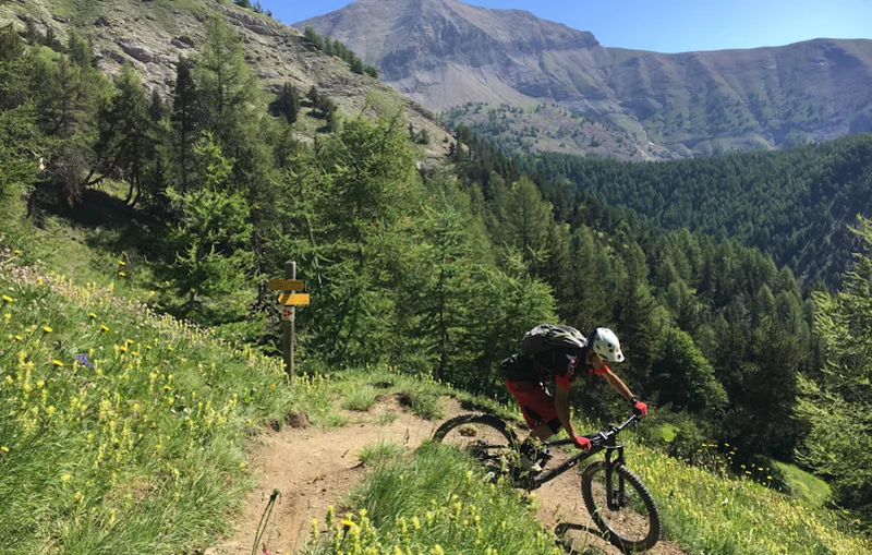 VTT TransVerdon du col d'Allos à Colmars-les-Alpes (Grande Traversée VTT)
