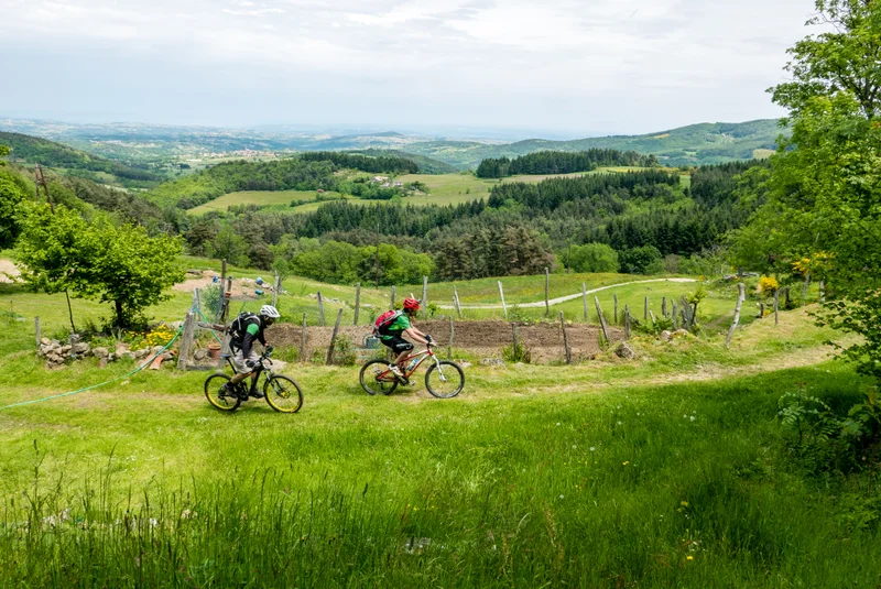 VTT Gorges du Doux (Lalouvesc - Tournon sur Rhône difficile)