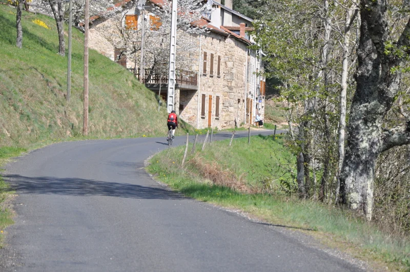 Vélo de route La descente du Doux