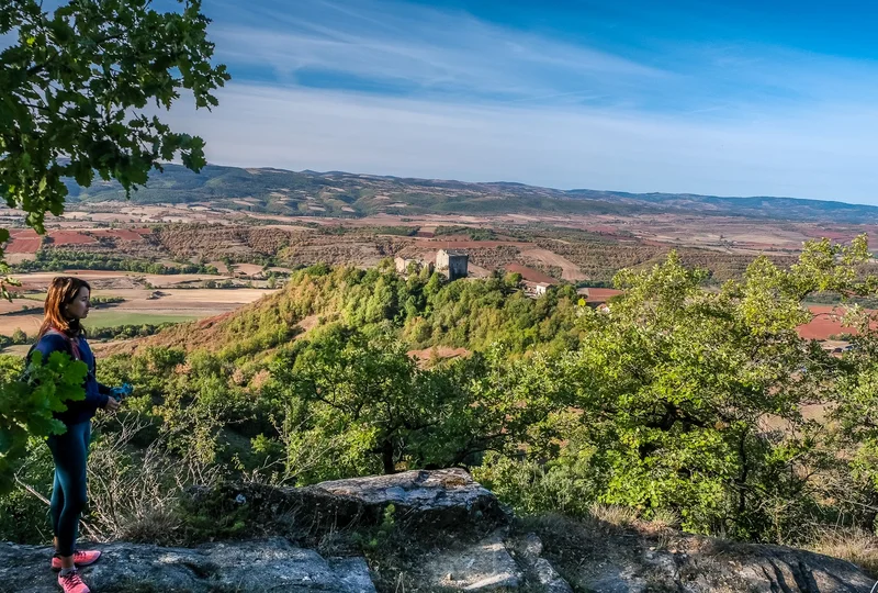 Randonnée Château de Montaigut et plateau de la Loubière · Gissac