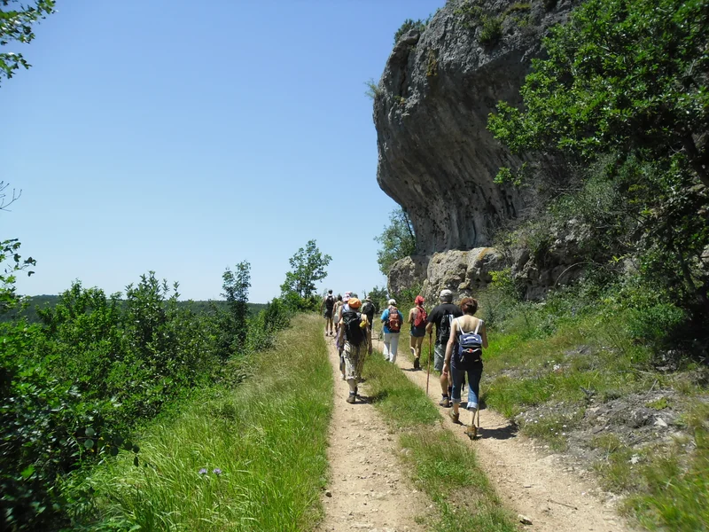 Randonnée Causse bégon et le tombeau du géant