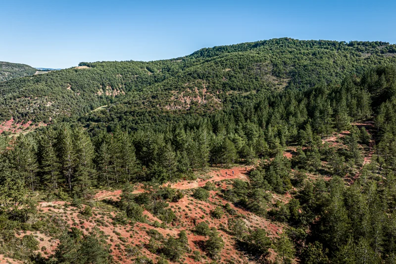 Randonnée Entre sous-bois et rougier