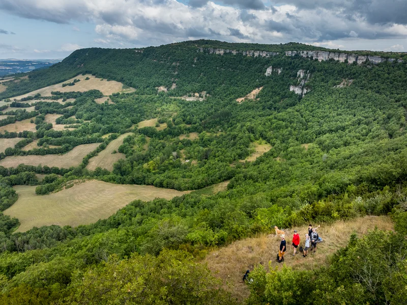 Randonnée Les corniches du cirque de Saint-Beaulize