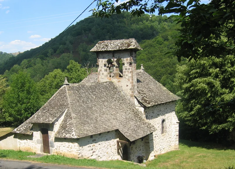 VTT Base VTT FFCT du Carladez n°2 -  La chapelle de Lez