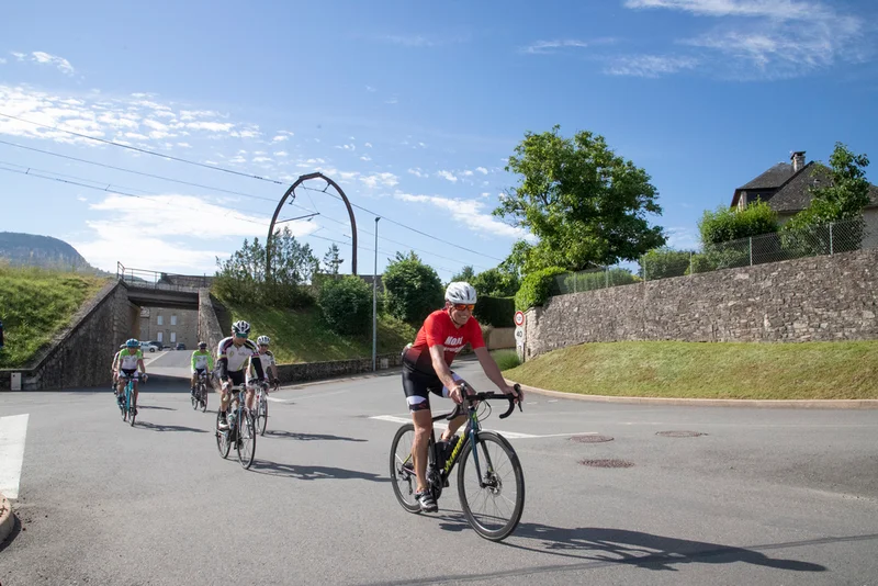 Vélo de route Les contreforts de l'Aubrac