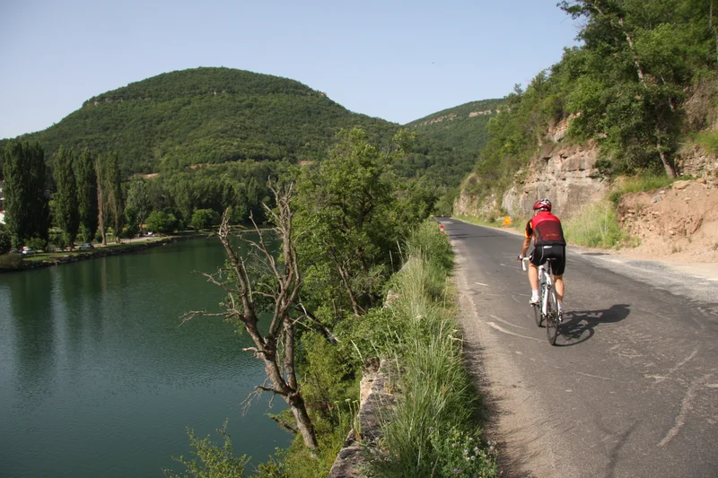Vélo de route Les Raspes, vallée du Tarn