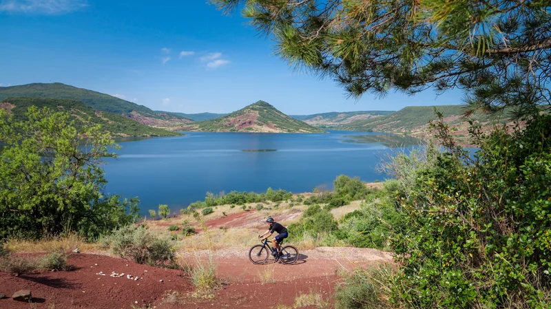 Vélo de route Gravel N°29- Le Tour du Lac du Salagou version Gravel