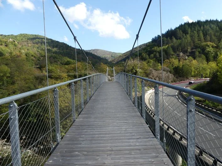 VTT Voie Verte la Cévenole de Florac à Saint Julien d'Arpaon- VTT