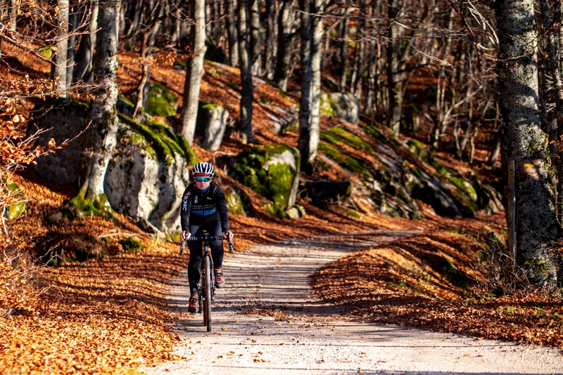 Vélo de route Les Crêtes du Goulet en Gravel