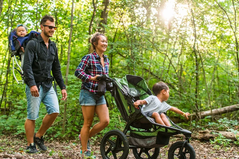 Randonnée MANOSQUE - Forêt de Pélicier en poussette !