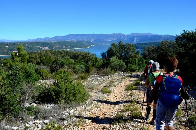 Randonnée MOUSTIERS-SAINTE-MARIE - Le Tour du lac de Sainte-Croix
