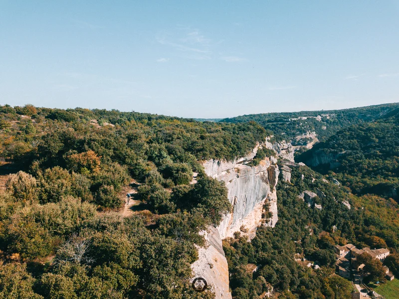 VTT BUOUX - Balcons de l'Aiguebrun à VTT