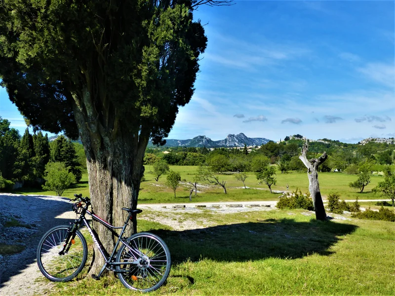 Vélo de route ORGON - Alpilles-Roquemartine à vélo : la variante d'Orgon