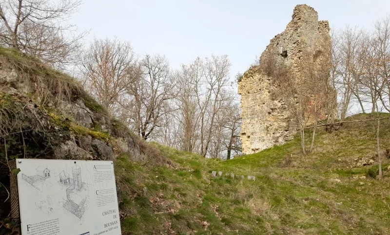 Randonnée Boussan "Sentier des 3 châteaux" · Boussan