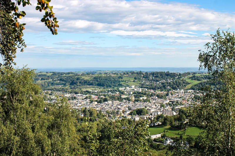 Randonnée La vierge du Bédat par le mini-golf et le sentier Michon — Bagnères-de-Bigorre