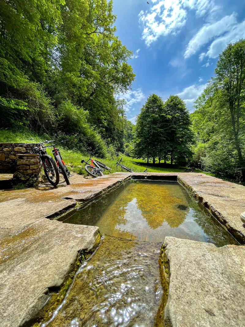VTT D7 La Fontaine de Crastes — Gerde