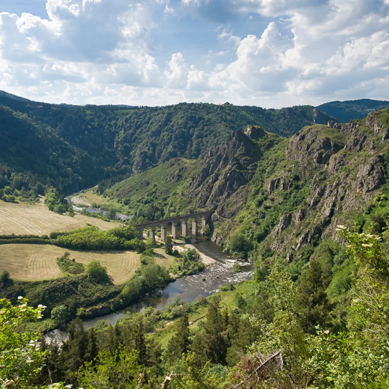 Randonnée GR470 Sources et gorges de l'Allier — Auzon