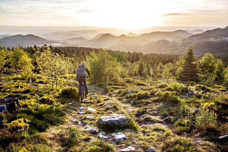VTT Les contreforts du Meygal — Queyrières