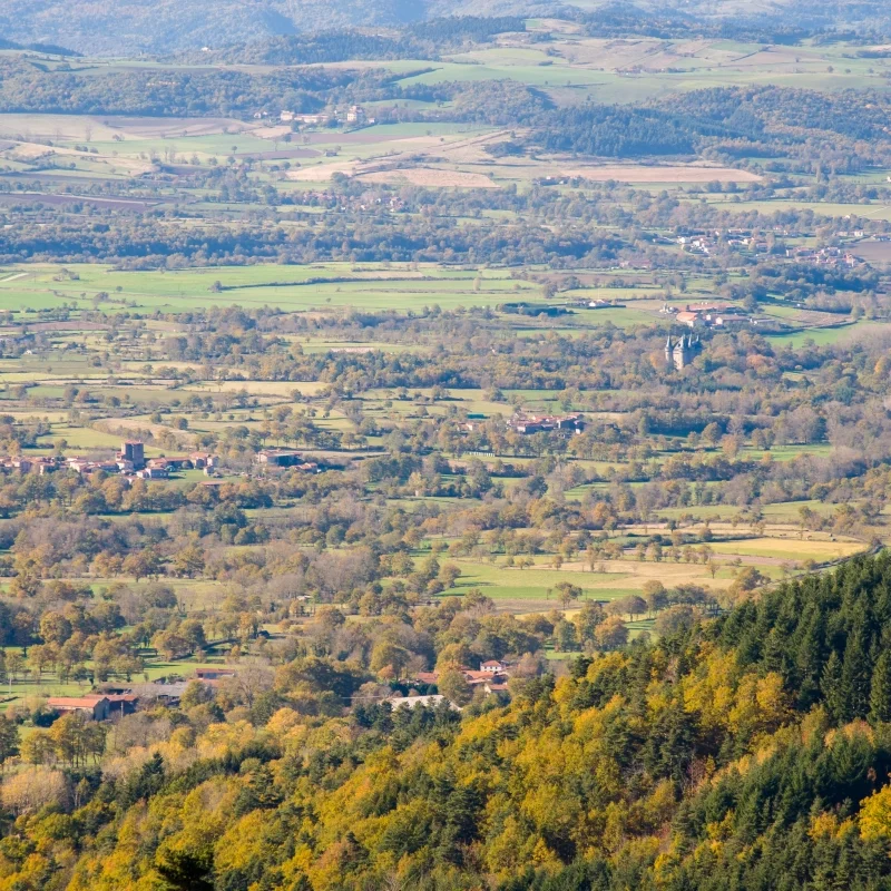 Randonnée PR393 Le Château de Flaghac · Saint-Georges-d'Aurac