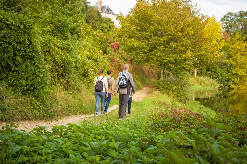 Randonnée Lublé : Paysage de la campagne tourangelle — Lublé