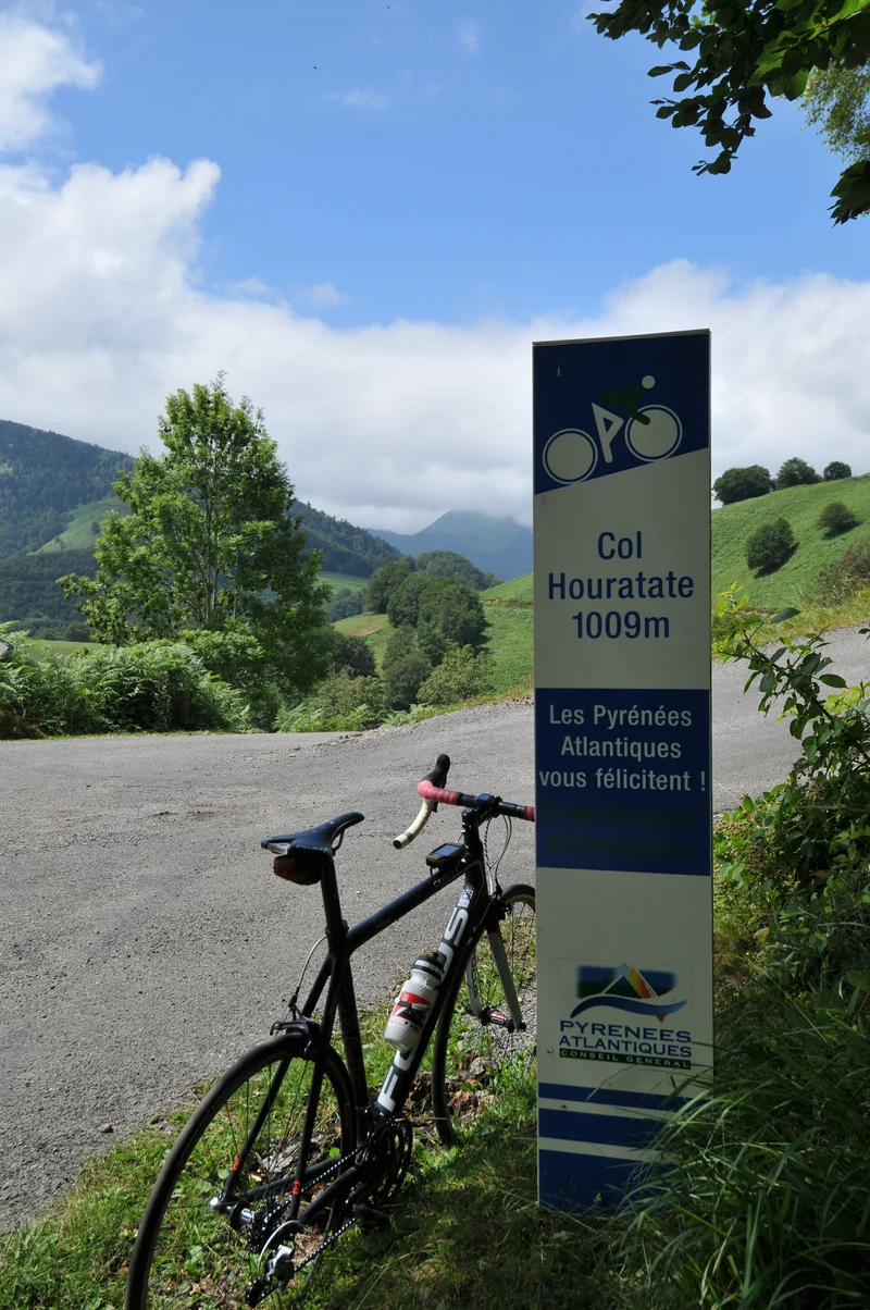 Vélo de route Col d'Hourataté — Orcun