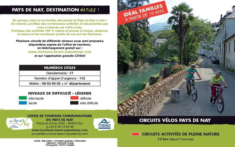 Vélo de route Circuit vélo 4 : multi-activités de pleine nature en famille — Coarraze