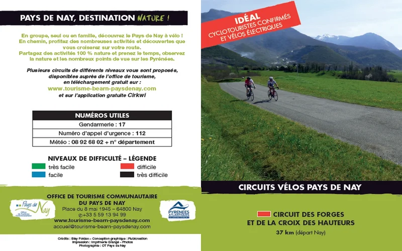 Vélo de route Circuit vélo 7 : circuit des forges et de la croix des hauteurs — Nay
