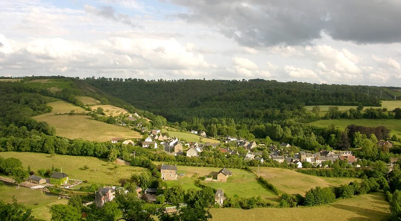 Randonnée Les Vaux de Vère - Randonnée à pied en Suisse Normande — Saint-Denis-de-Méré