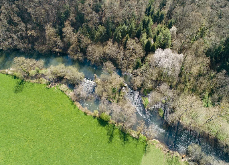 Randonnée Sentier Les Méandres de l'Orne : Au fil de l’Eau, Notre-Dame-de-la-Pitié — Ménil-Jean