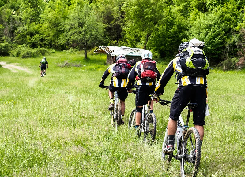 VTT A VTT Le Pont Mégalithique en Pays de Flers — Messei