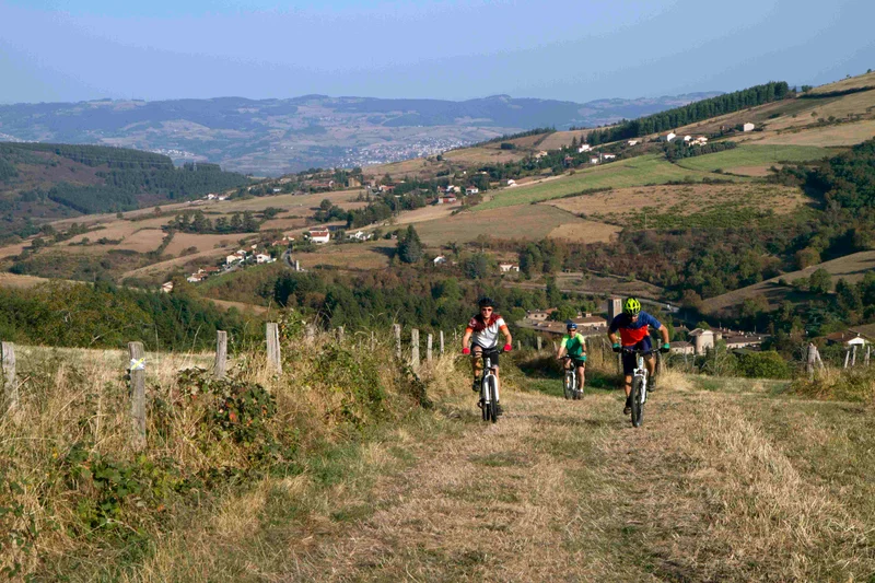 VTT VTT n°15 - Sainte-Croix-En-Jarez - Difficulté bleu — Pavezin