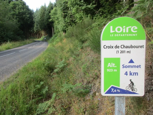 Vélo de route COL de La Croix de Chaubouret depuis St-Chamond — Saint-Martin en Coailleux