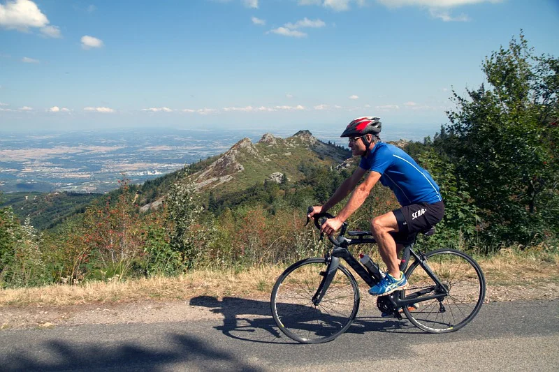Vélo de route A la découverte du Pilat Rhodanien en passant par les Crêts — Bourg-Argental