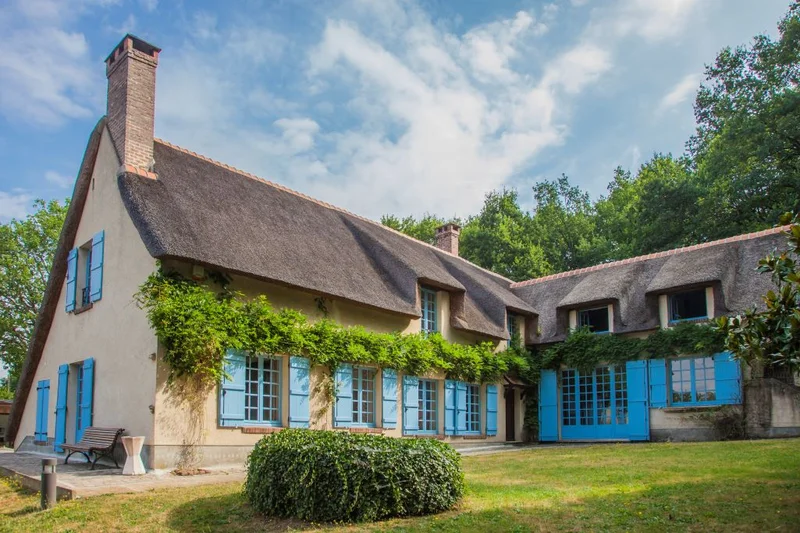 Randonnée Maisons de chaume et d'illustres — Bazoches-sur-Guyonne