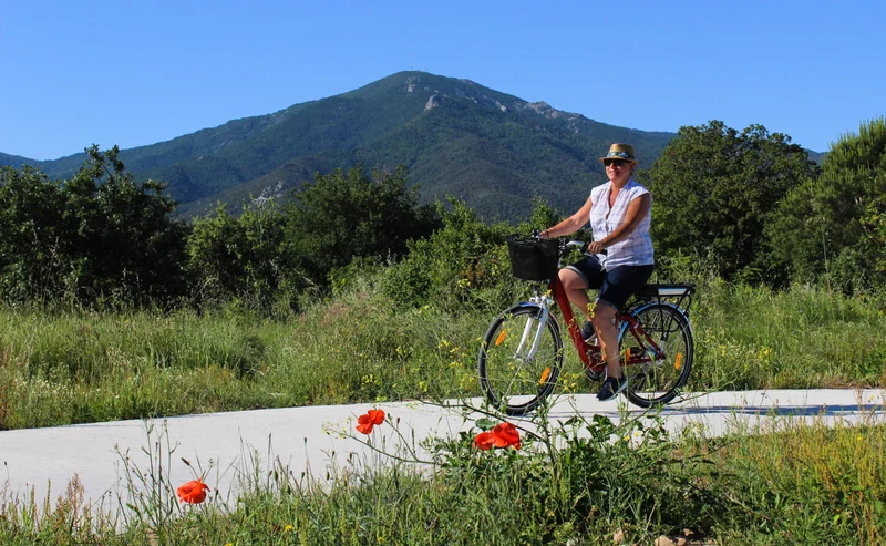 Vélo de route Eurovélo 8 Tranche Sorède / Argelès-sur-Mer — Sorède