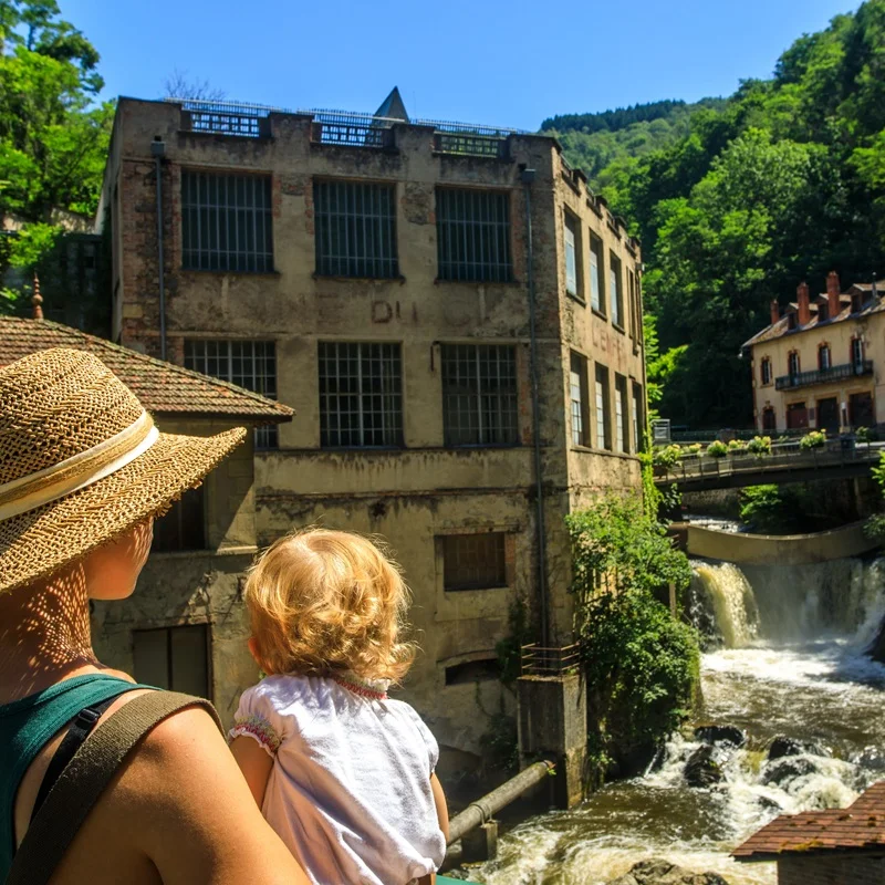 Randonnée Sentier d'interprétation Vallée des Usines — Thiers