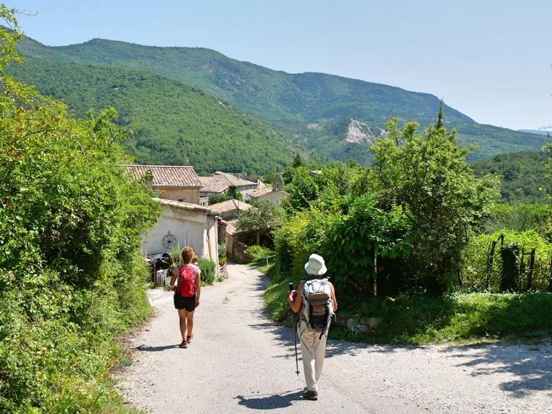 Randonnée Col de Vachères — Vachères-en-Quint