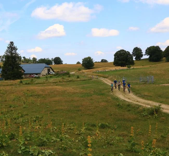 VTT Parcours VTT 14 rouge - Retord - les balcons du Mont Blanc - Espace FFC Ain Forestière — Haut Valromey