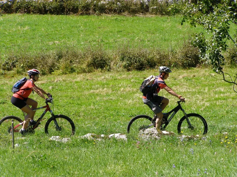 VTT Les Fourchaux (Base VTT FFC Vercors Trièves - parcours n°26) — Chichilianne