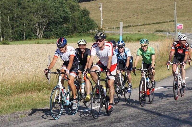 Vélo de route Parcours du col de la Croix Trévingt — Saint-Alban-les-Eaux