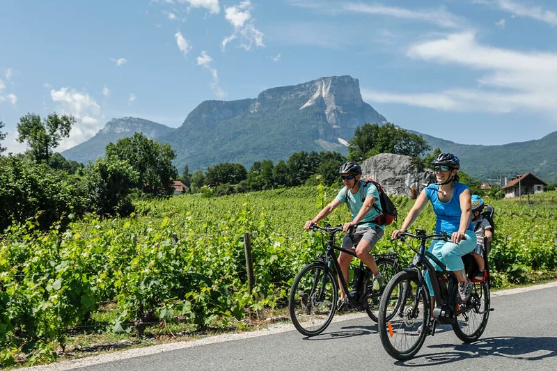 Vélo de route Tour des Bauges à vélo - Etape Cœur de Savoie - Du Lac Saint André au Lac de Grésy — Aix-les-Bains