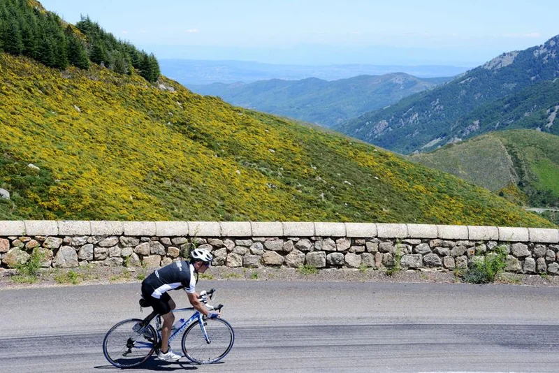 Vélo de route L'Ardéchoise : Le Tanargue — Saint-Félicien