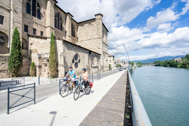 Vélo de route La Belle Via - Etape 8 - Romans-sur-Isère > Valence — Châteauneuf-sur-Isère