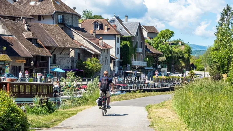 Vélo de route ViaRhôna à vélo - Étape 05 - Seyssel > Belley — Seyssel