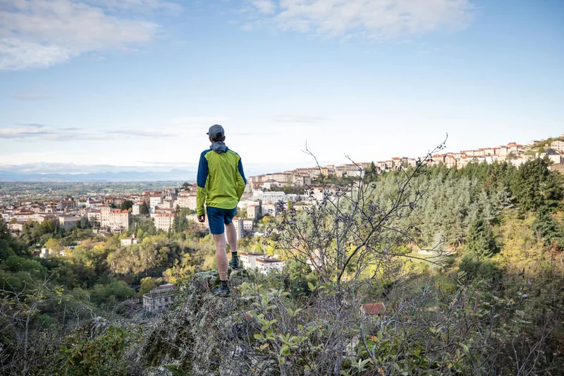 Trail Au-dessus de Thiers - Parcours trail — Thiers