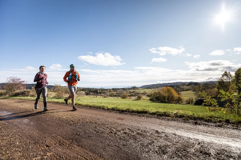 Trail D'un puy à l'autre - Parcours trail — Aydat
